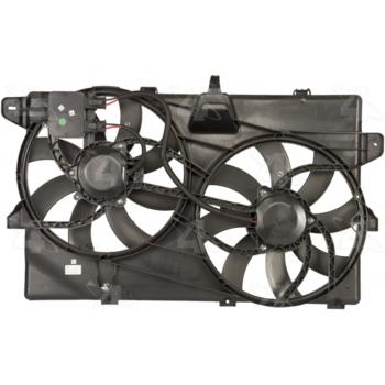 2008 Lincoln MKX Dual Radiator and Condenser Fan Assembly Four Seasons 76149 image 1 of 2
