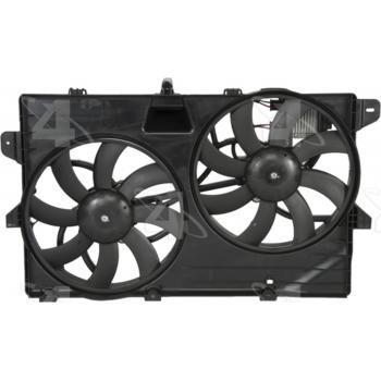 2008 Lincoln MKX Dual Radiator and Condenser Fan Assembly Four Seasons 76149 image 2 of 2