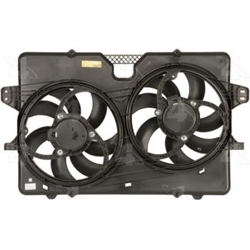 2011 Mercury Mariner Dual Radiator and Condenser Fan Assembly Four Seasons 76150 image 1 of 2