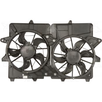 2005 Mercury Mariner Dual Radiator and Condenser Fan Assembly Four Seasons 76151 image 1 of 2
