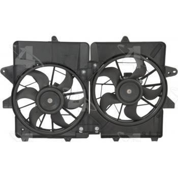 2005 Mercury Mariner Dual Radiator and Condenser Fan Assembly Four Seasons 76151 image 2 of 2