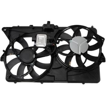 2009 Ford Flex Dual Radiator and Condenser Fan Assembly Four Seasons 76157 image 1 of 3