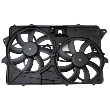 2009 Ford Flex Dual Radiator and Condenser Fan Assembly Four Seasons 76157 image 2 of 3