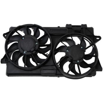 2016 Ford Mustang Dual Radiator and Condenser Fan Assembly Four Seasons 76159 image 1 of 4
