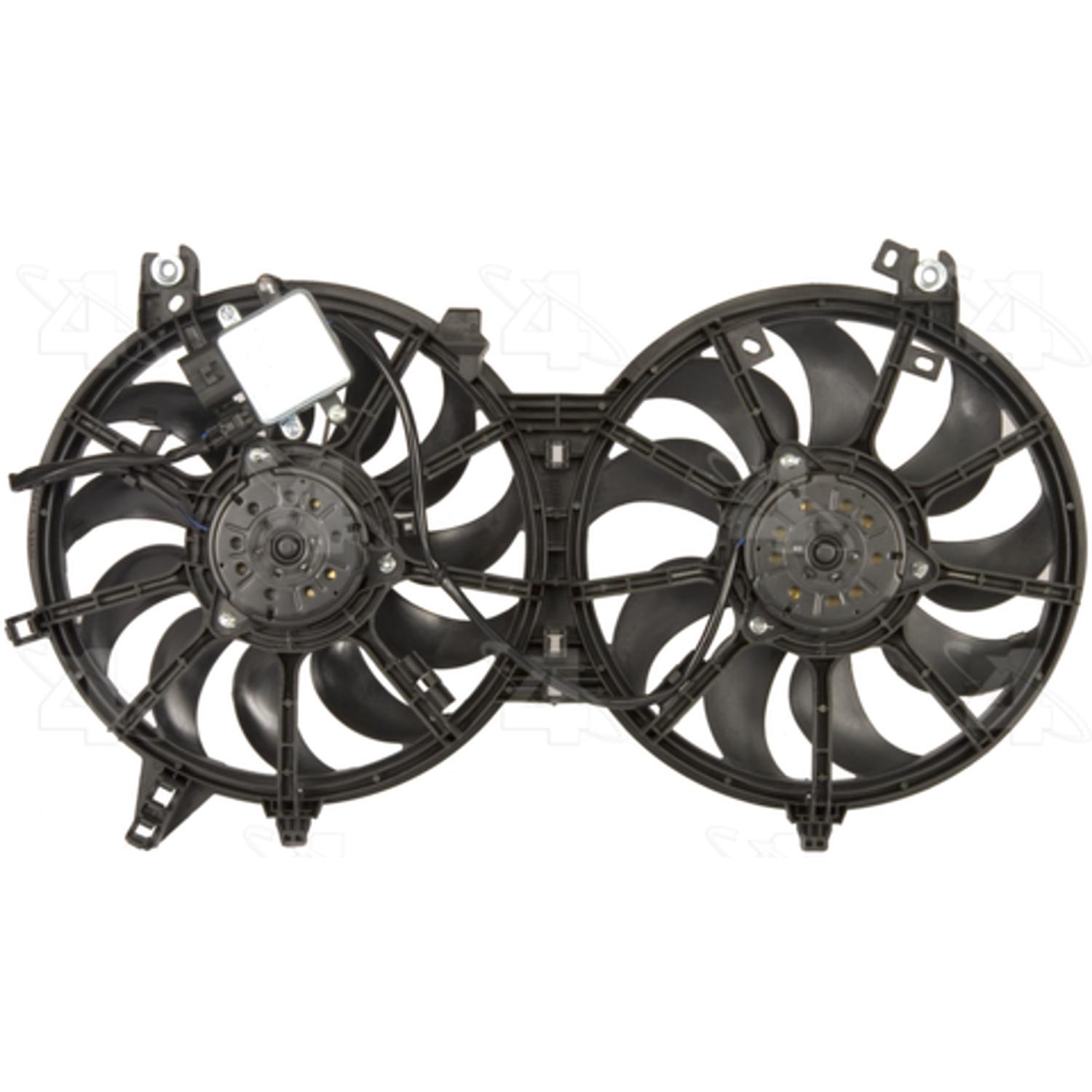 Four Seasons 76162 - Engine Cooling Fan Assembly Four Seasons 76162 Dual Radiator and Condenser Fan Assembly product image 1 of 2