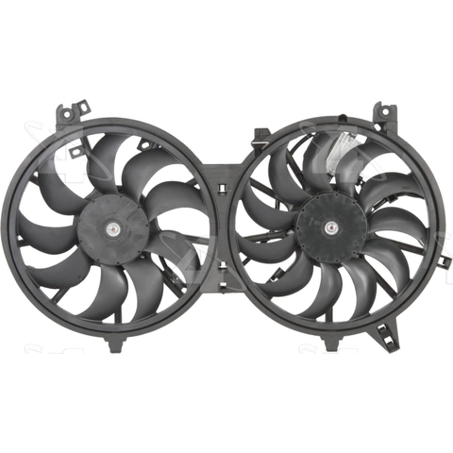 Four Seasons 76162 - Engine Cooling Fan Assembly Four Seasons 76162 Dual Radiator and Condenser Fan Assembly product image 2 of 2