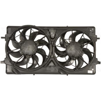 2010 Chevrolet Cobalt Dual Radiator and Condenser Fan Assembly Four Seasons 76165 image 1 of 2