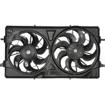2010 Chevrolet Cobalt Dual Radiator and Condenser Fan Assembly Four Seasons 76165 image 2 of 2