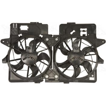 2004 Ford Escape Dual Radiator and Condenser Fan Assembly Four Seasons 76167 image 1 of 2