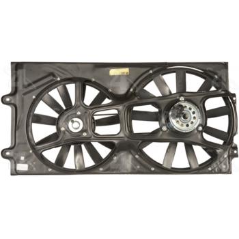 1996 Volkswagen Passat Dual Radiator and Condenser Fan Assembly Four Seasons 76168 image 1 of 2