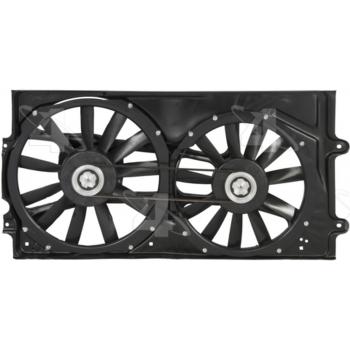 1996 Volkswagen Passat Dual Radiator and Condenser Fan Assembly Four Seasons 76168 image 2 of 2