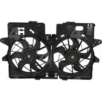 2004 Mazda Tribute Dual Radiator and Condenser Fan Assembly Four Seasons 76174 image 2 of 2