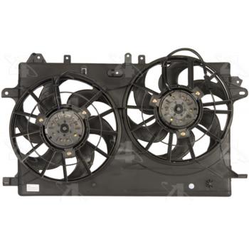 2009 Saab 9-5 Dual Radiator and Condenser Fan Assembly