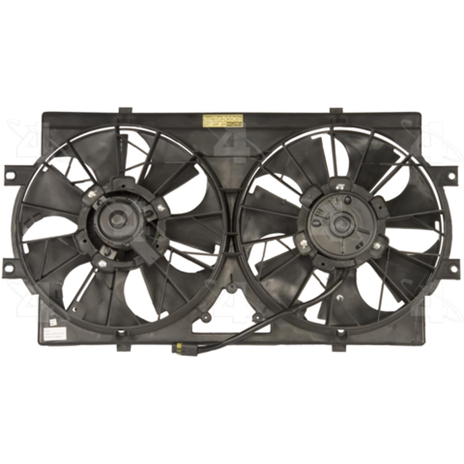 Four Seasons 76183 - Engine Cooling Fan Assembly Four Seasons 76183 Dual Radiator and Condenser Fan Assembly product image 1 of 4