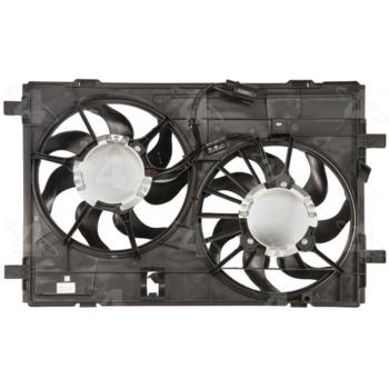 2009 Lincoln MKZ Dual Radiator and Condenser Fan Assembly Four Seasons 76185 image 1 of 3