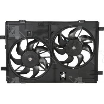 2009 Lincoln MKZ Dual Radiator and Condenser Fan Assembly Four Seasons 76185 image 2 of 3
