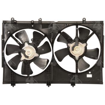 2004 Mitsubishi Outlander Dual Radiator and Condenser Fan Assembly Four Seasons 76186 image 1 of 4