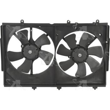 2004 Mitsubishi Outlander Dual Radiator and Condenser Fan Assembly Four Seasons 76186 image 2 of 4