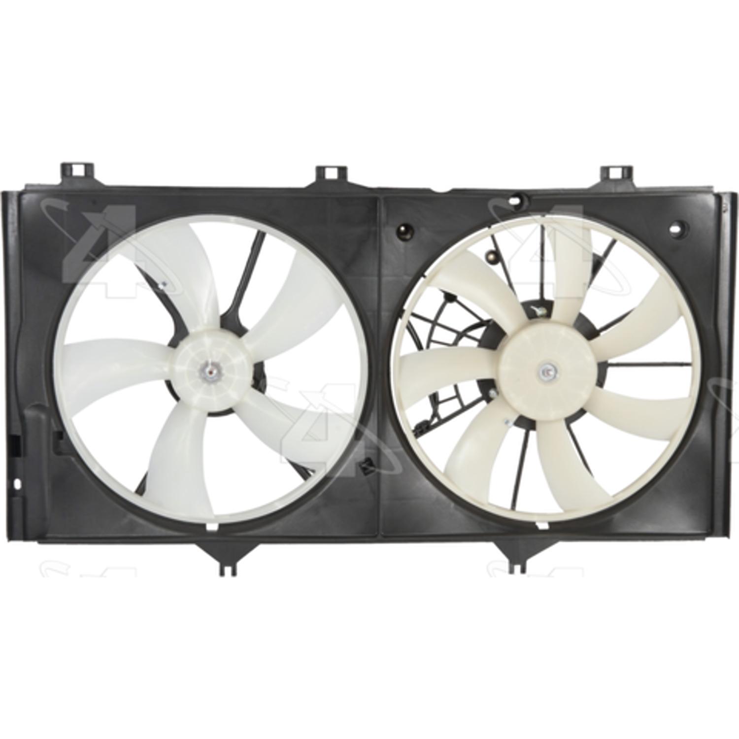 Four Seasons 76187 - Engine Cooling Fan Assembly Four Seasons 76187 Dual Radiator and Condenser Fan Assembly product image 2 of 4