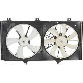 2010 Lexus ES350 Dual Radiator and Condenser Fan Assembly Four Seasons 76187 image 2 of 4