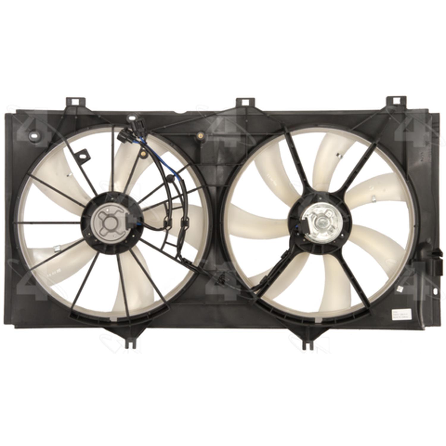 Four Seasons 76188 - Engine Cooling Fan Assembly Four Seasons 76188 Dual Radiator and Condenser Fan Assembly product image 1 of 2