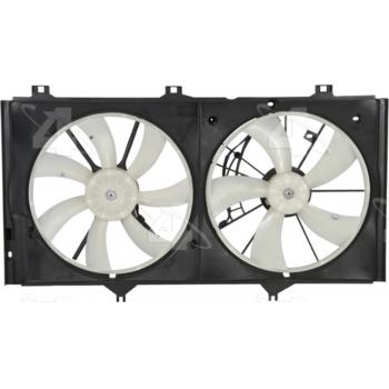 2010 Lexus ES350 Dual Radiator and Condenser Fan Assembly Four Seasons 76188 image 2 of 2