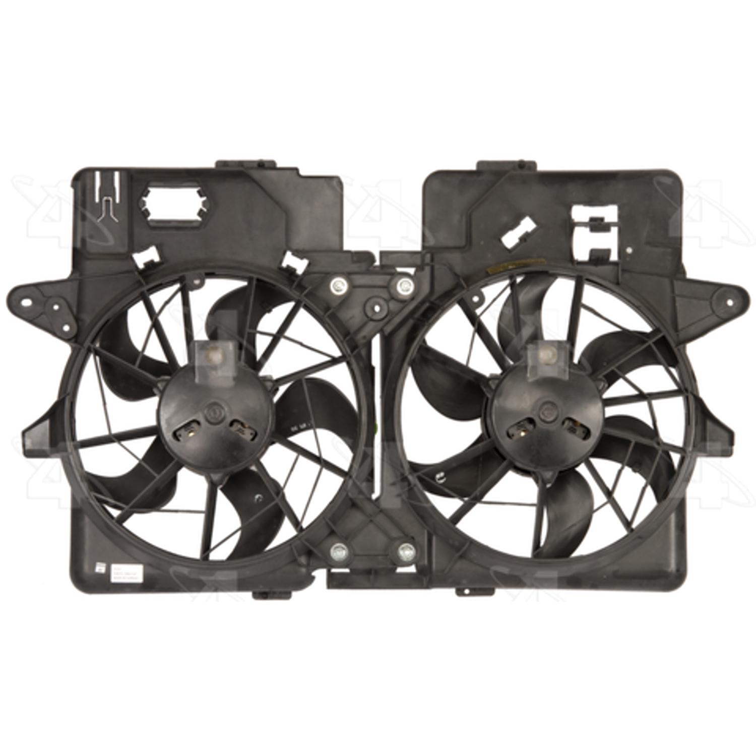 Four Seasons 76190 - Engine Cooling Fan Assembly Four Seasons 76190 Dual Radiator and Condenser Fan Assembly product image 1 of 2
