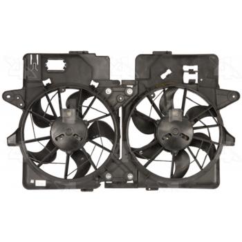 2004 Ford Escape Dual Radiator and Condenser Fan Assembly Four Seasons 76190 image 1 of 2