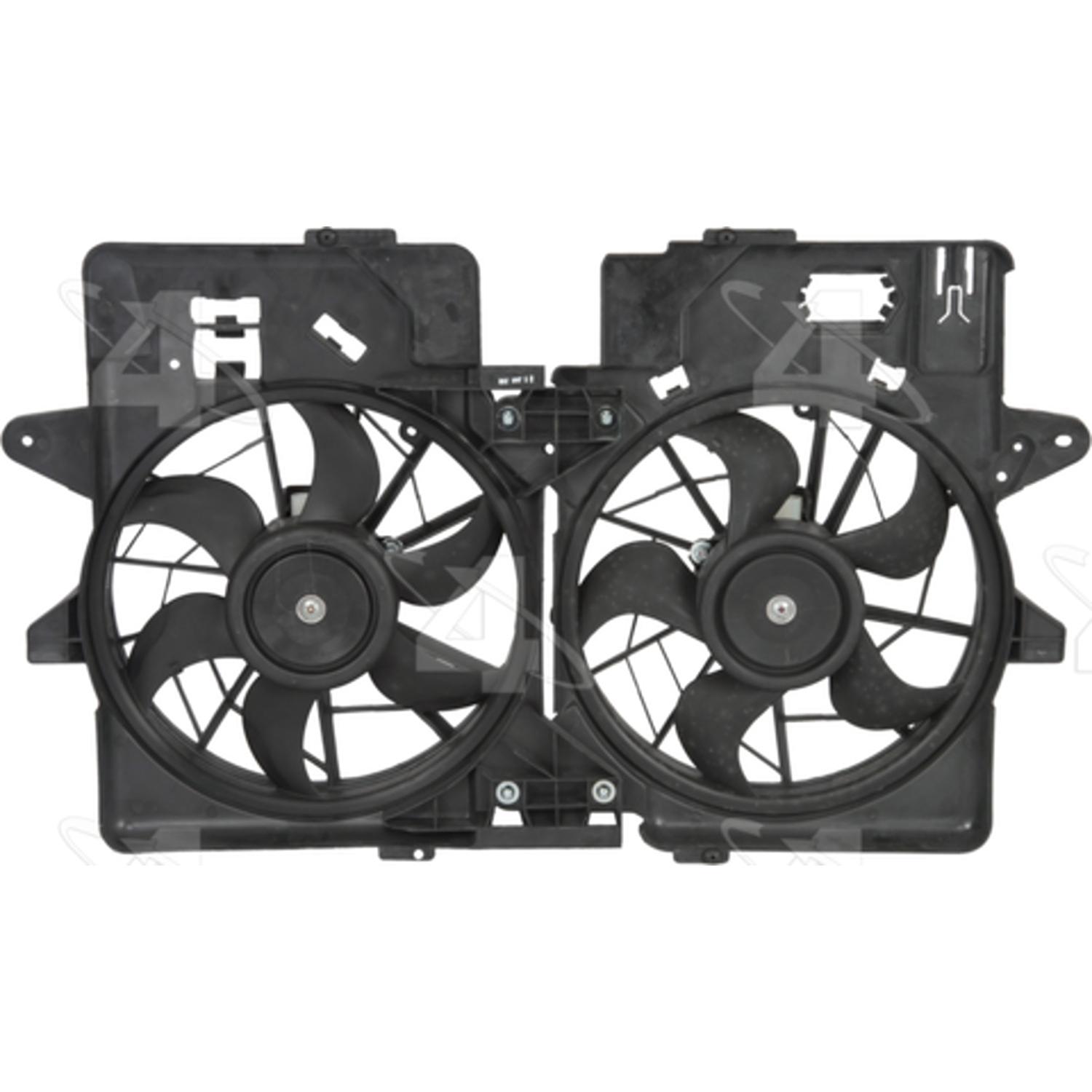 Four Seasons 76190 - Engine Cooling Fan Assembly Four Seasons 76190 Dual Radiator and Condenser Fan Assembly product image 2 of 2