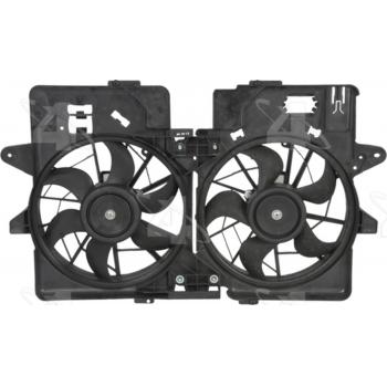 2004 Ford Escape Dual Radiator and Condenser Fan Assembly Four Seasons 76190 image 2 of 2
