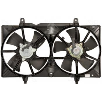 2008 Nissan Maxima Dual Radiator and Condenser Fan Assembly Four Seasons 76192 image 1 of 2