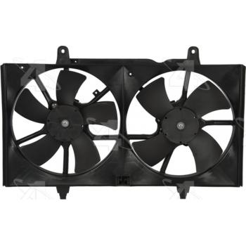 2008 Nissan Maxima Dual Radiator and Condenser Fan Assembly Four Seasons 76192 image 2 of 2
