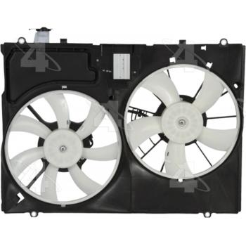 2008 Lexus RX350 Dual Radiator and Condenser Fan Assembly Four Seasons 76194 image 2 of 2