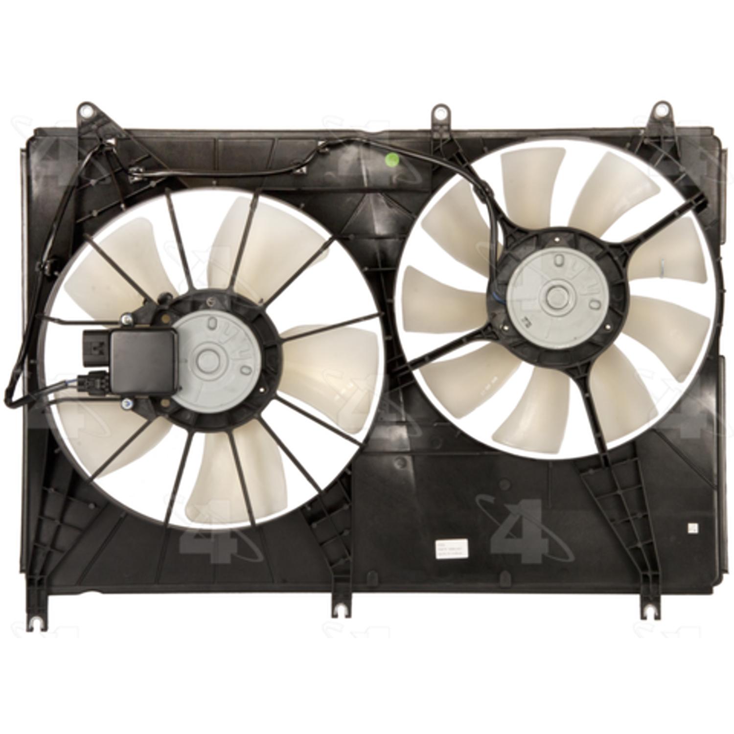 Four Seasons 76196 - Engine Cooling Fan Assembly Four Seasons 76196 Dual Radiator and Condenser Fan Assembly product image 1 of 1
