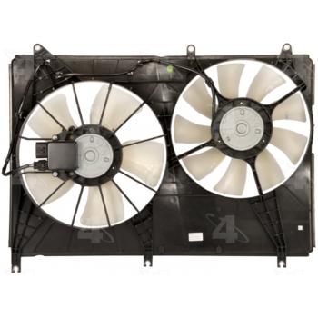 2008 Mitsubishi Endeavor Dual Radiator and Condenser Fan Assembly Four Seasons 76196 image 1 of 1