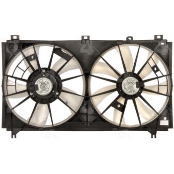 2010 Lexus IS250 Dual Radiator and Condenser Fan Assembly Four Seasons 76198 image 1 of 2