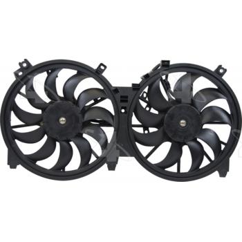 2013 Nissan Maxima Dual Radiator and Condenser Fan Assembly Four Seasons 76209 image 2 of 2
