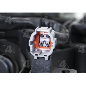2014 Nissan Murano Dual Radiator and Condenser Fan Assembly Four Seasons 76210 image 3 of 4