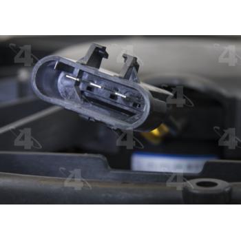 2005 Mercury Mariner Dual Radiator and Condenser Fan Assembly Four Seasons 76211 image 3 of 4