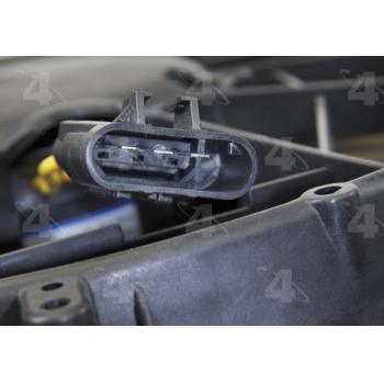 2005 Mercury Mariner Dual Radiator and Condenser Fan Assembly Four Seasons 76211 image 4 of 4
