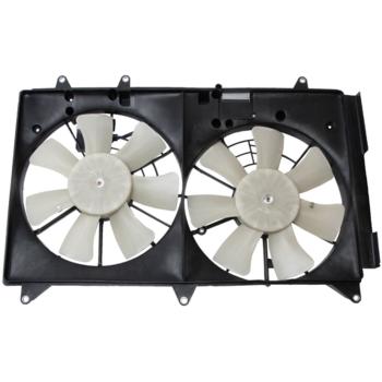 2012 Mazda CX-7 Dual Radiator and Condenser Fan Assembly Four Seasons 76212 image 2 of 4