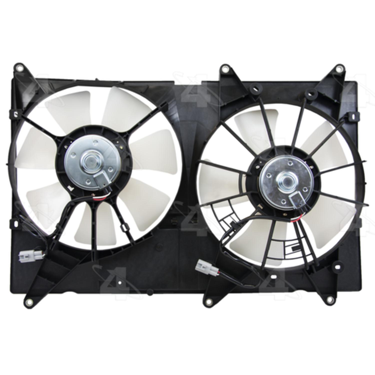 Four Seasons 76223 - Engine Cooling Fan Assembly Four Seasons 76223 Dual Radiator and Condenser Fan Assembly product image 1 of 5