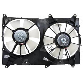 2003 Lexus RX300 Dual Radiator and Condenser Fan Assembly Four Seasons 76223 image 1 of 4