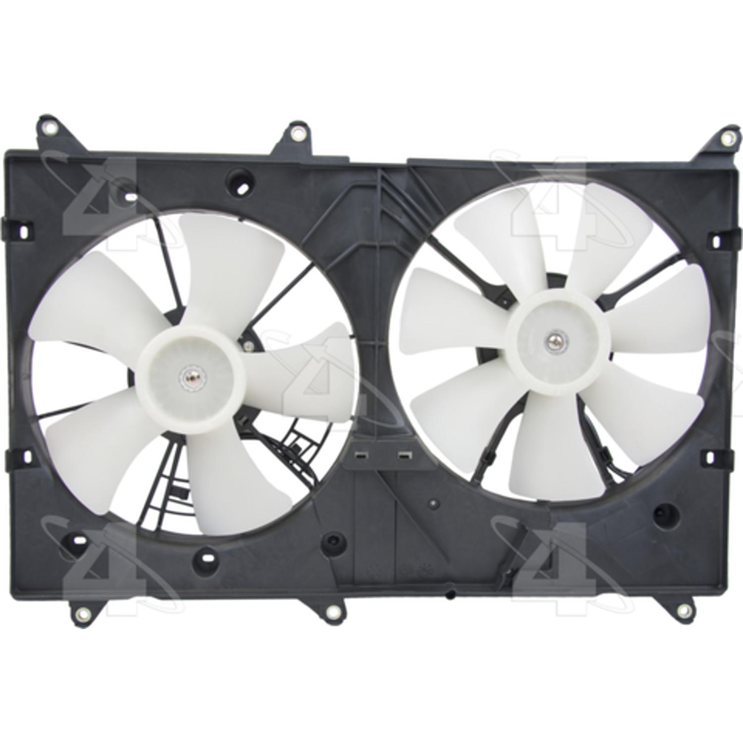 Four Seasons 76223 - Engine Cooling Fan Assembly Four Seasons 76223 Dual Radiator and Condenser Fan Assembly product image 2 of 5