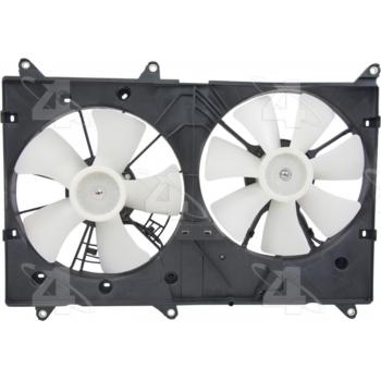2003 Lexus RX300 Dual Radiator and Condenser Fan Assembly Four Seasons 76223 image 2 of 4