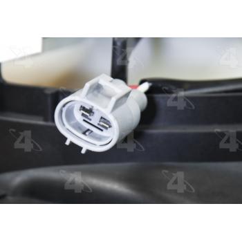2010 Toyota Matrix Dual Radiator and Condenser Fan Assembly Four Seasons 76224 image 4 of 4