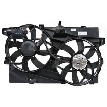 2015 Ford Edge Dual Radiator and Condenser Fan Assembly Four Seasons 76228 image 1 of 3