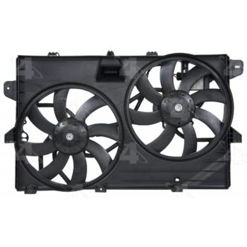 2015 Ford Edge Dual Radiator and Condenser Fan Assembly Four Seasons 76228 image 2 of 3