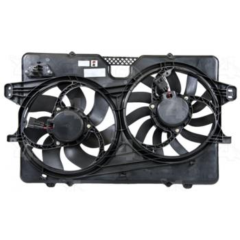 2011 Mercury Mariner Dual Radiator and Condenser Fan Assembly Four Seasons 76229 image 1 of 4