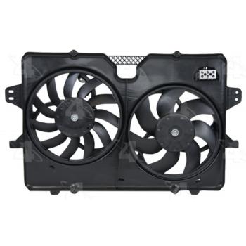 2011 Mercury Mariner Dual Radiator and Condenser Fan Assembly Four Seasons 76229 image 2 of 4